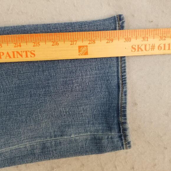 Lee Extreme Motion Performance Jeans Mens 40x30 Blue Straight Tapered Stretch - Picture 11 of 14